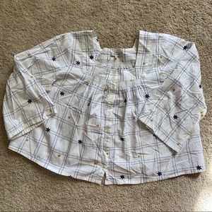 Madewell Windowpane Swing Shirt